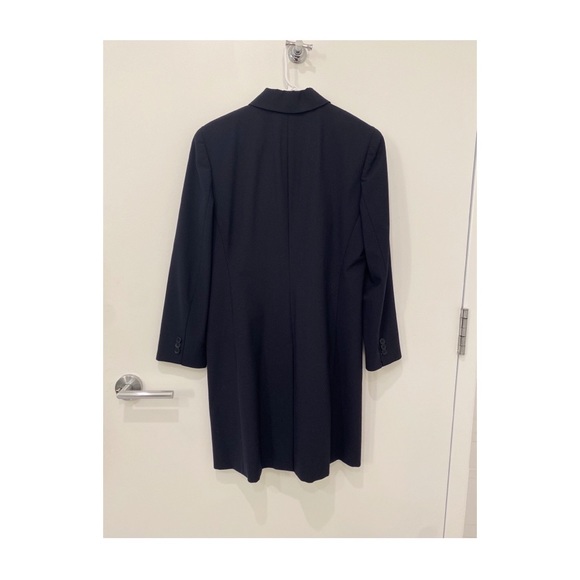 Ann Taylor LOFT navy trench coat - Picture 2 of 3
